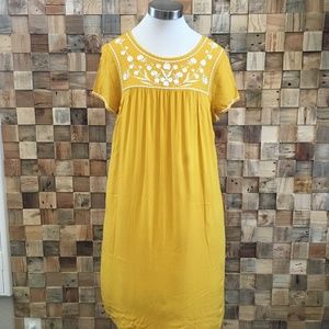 Old Navy Yellow Tee Dress